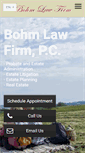 Mobile Screenshot of bohmlawfirm.com